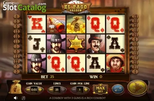 Скрин3. El Paso Saloon слот