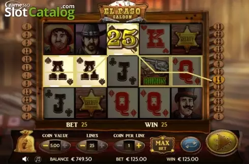 Скрин4. El Paso Saloon слот