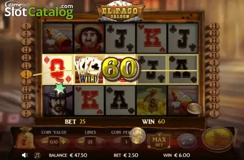 Скрин5. El Paso Saloon слот
