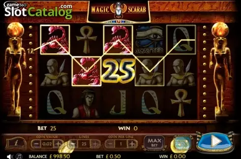 Скрин3. Magic Scarab Reveal слот