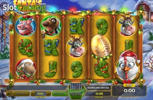 Скрин2. Santa's Farm слот