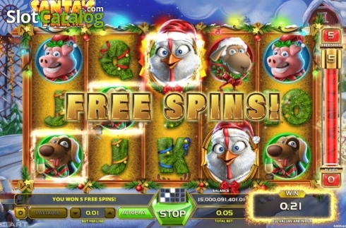 Скрин4. Santa's Farm слот