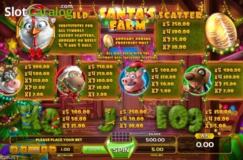 Скрин5. Santa's Farm слот