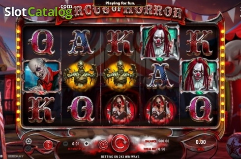 Скрин3. Circus of Horror слот