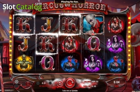 Скрин4. Circus of Horror слот