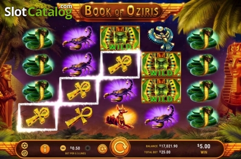 Скрин3. Book of Oziris слот