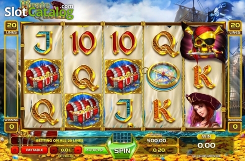 Скрин2. Pirate Queen (GameArt) слот
