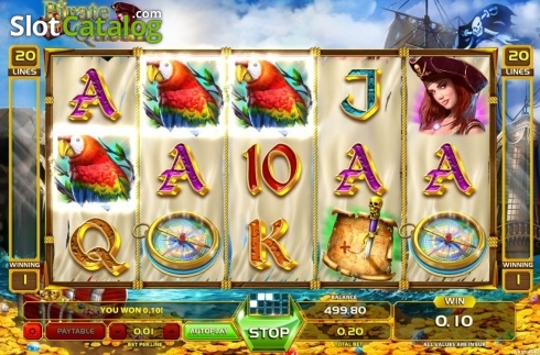 Скрин3. Pirate Queen (GameArt) слот