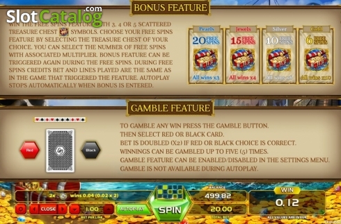 Скрин6. Pirate Queen (GameArt) слот