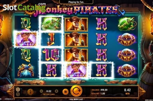 Скрин3. Monkey Pirates слот