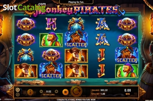 Скрин5. Monkey Pirates слот
