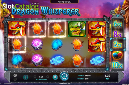 Скрин5. Dragon Whisperer слот