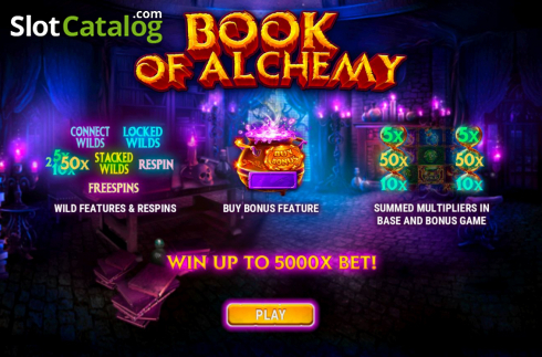 Скрин2. Book of Alchemy слот