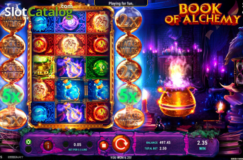 Скрин4. Book of Alchemy слот