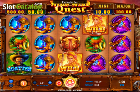 Скрин2. Wild Wild Quest слот