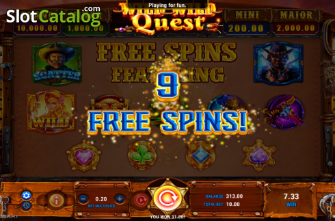 Скрин4. Wild Wild Quest слот