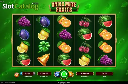 Скрин2. Dynamite Fruits слот