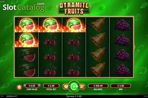 Скрин6. Dynamite Fruits слот