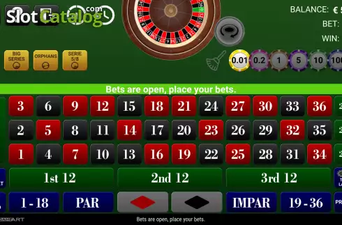 Скрин2. Roulette (GameArt) слот