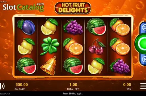 Скрин2. Hot Fruit Delights слот