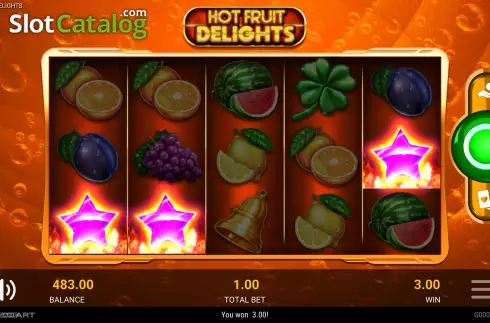 Скрин3. Hot Fruit Delights слот
