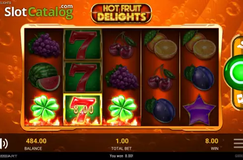 Скрин4. Hot Fruit Delights слот