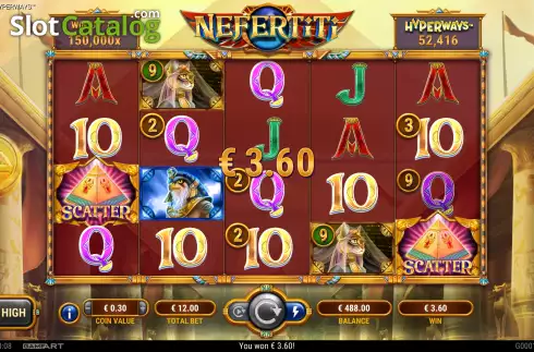 Скрин3. Nefertiti HyperWays слот