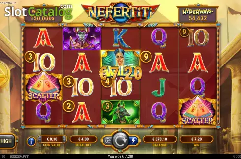 Скрин4. Nefertiti HyperWays слот