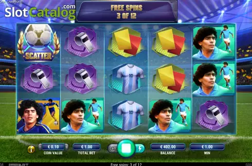 Скрин6. Diego Maradona Campione слот