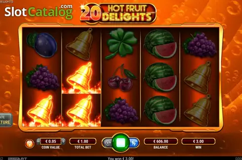 Скрин3. 20 Hot Fruit Delights слот