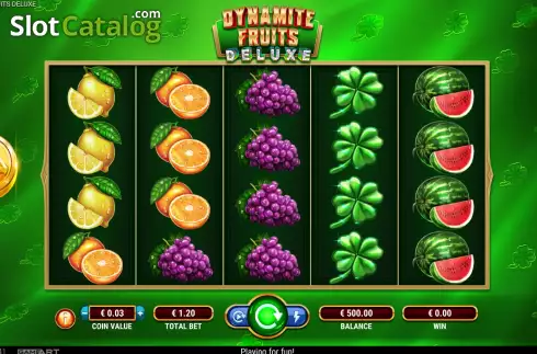 Скрин2. Dynamite Fruits Deluxe слот