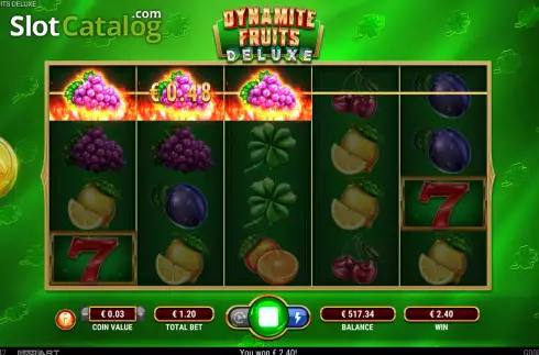 Скрин3. Dynamite Fruits Deluxe слот