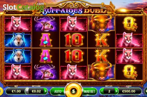 Скрин2. Buffaloes Duel слот