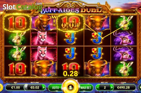 Скрин3. Buffaloes Duel слот