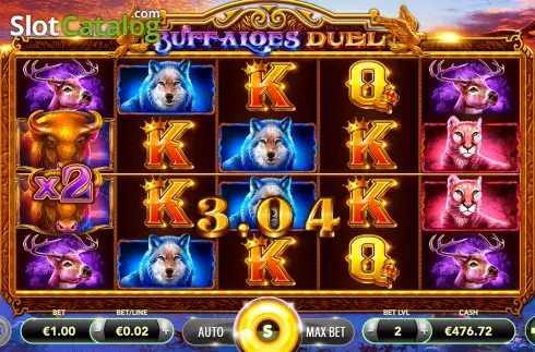 Скрин4. Buffaloes Duel слот