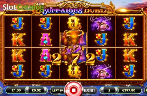 Скрин5. Buffaloes Duel слот