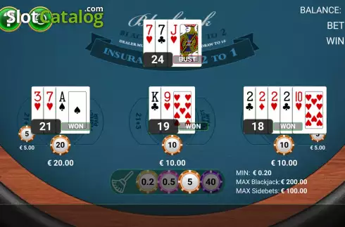 Скрин6. BlackJack Side Bets (GameArt) слот