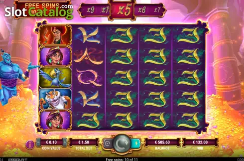Скрин6. Aladdin's Quest слот