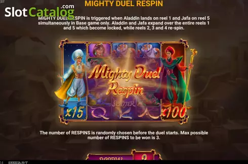Скрин9. Aladdin's Quest слот