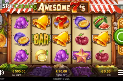 Скрин2. Awesome 7’s слот