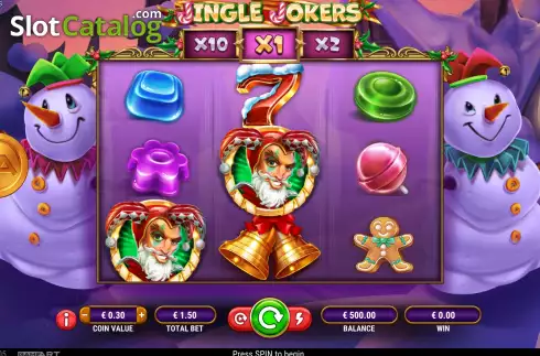 Скрин2. Jingle Jokers слот