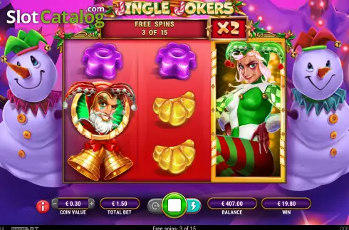 Скрин6. Jingle Jokers слот