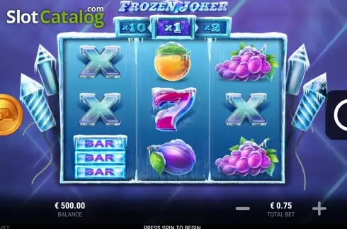 Скрин2. Frozen Joker слот