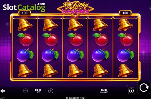 Скрин2. 100 Lucky Sevens слот