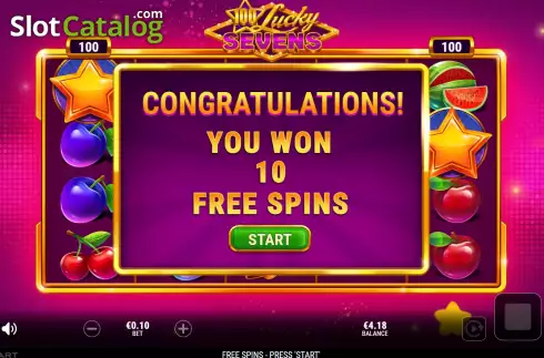 Скрин6. 100 Lucky Sevens слот
