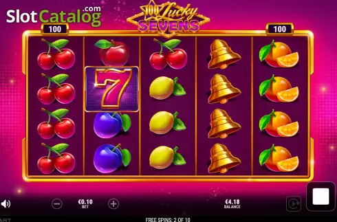 Скрин7. 100 Lucky Sevens слот