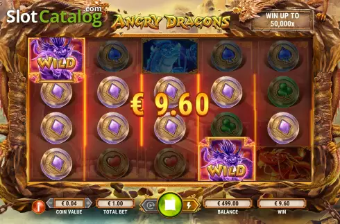 Скрин4. Angry Dragons слот