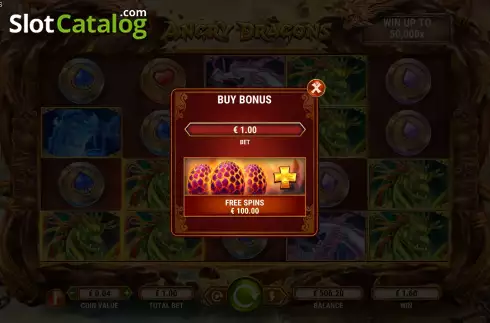 Скрин6. Angry Dragons слот