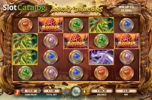 Скрин7. Angry Dragons слот