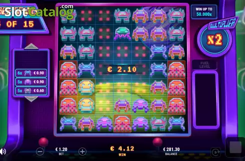 Скрин8. Pixel Invaders слот